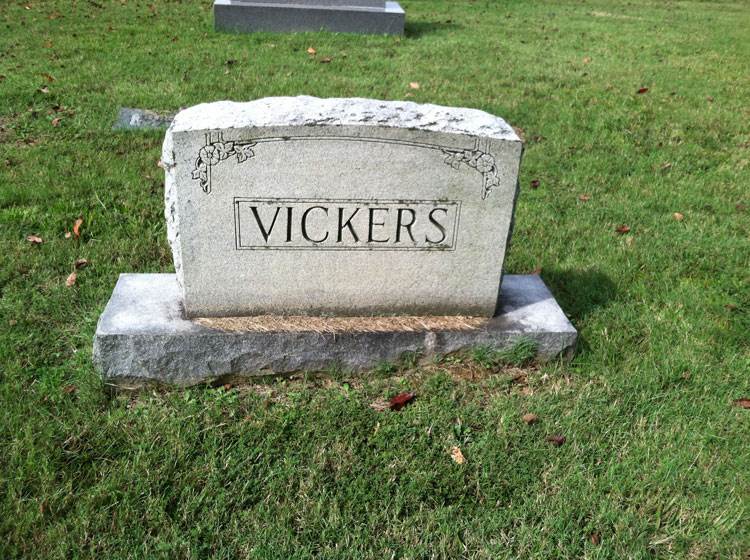 Alonzo Vickers cemetery image 01
